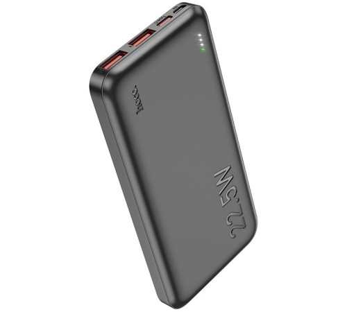 Мобильный аккумулятор Hoco J101 Astute 10000mAh QC/PD 22.5W 3A 2xUSB-A/USB-C черный Мобильный аккумулятор Hoco J101 Astute 10000mAh QC/PD 22.5W 3A 2xUSB-A/USB-C черный