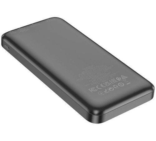 Мобильный аккумулятор Hoco J101 Astute 10000mAh QC/PD 22.5W 3A 2xUSB-A/USB-C черный Мобильный аккумулятор Hoco J101 Astute 10000mAh QC/PD 22.5W 3A 2xUSB-A/USB-C черный