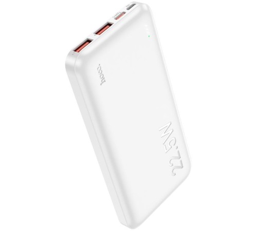 Мобильный аккумулятор Hoco J101 Astute white 10000mAh QC/PD 3A 2xUSB-A/USB-C серый Мобильный аккумулятор Hoco J101 Astute white 10000mAh QC/PD 3A 2xUSB-A/USB-C серый