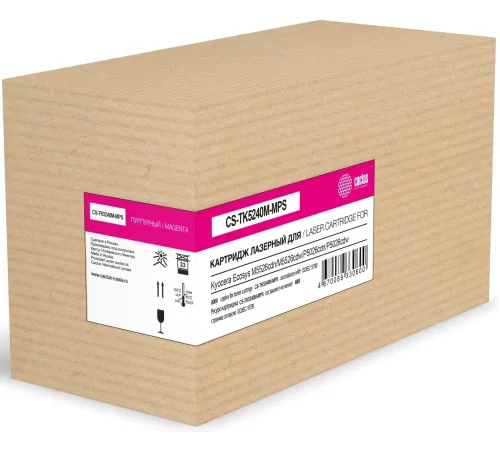 Картридж лазерный Cactus CS-TK5240M-MPS TK-5240M пурпурный (6000стр.) для Kyocera Ecosys M5526cdn/M5526cdw/P5026cdn/P5026cdw