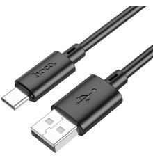 Кабель Hoco X88 Gratified X88 GRATIFIED TYPE-C USB-A-USB Type-C 1м черный