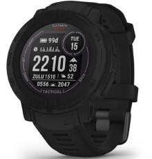 Смарт-часы Garmin Instinct 2 Solar 23мм 2.3" AMOLED корп.черный силикон рем.черный (010-02627-03)