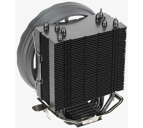 Устройство охлаждения(кулер) Aerocool Rave 4 ARGB PWM 4P Soc-AM5/AM4/1151/1200/1700 4-pin 18-27dB Al+Cu 130W 570gr LED Ret