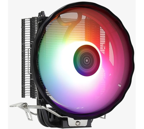 Устройство охлаждения(кулер) Aerocool Rave 3 ARGB PWM 4P Soc-AM5/AM4/1151/1200/1700 4-pin 18-27dB Al 125W 530gr LED Ret