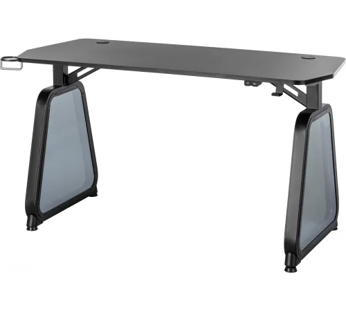Стол игровой Cactus CS-GMD-BK-RGB столешница МДФ черный каркас черный 136x60x75см
