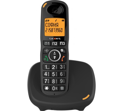 Бесшнуровой телефонный аппарат teXet TX-D8905A черный Бесшнуровой телефонный аппарат teXet TX-D8905A черный