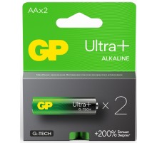 Батарея GP Ultra Plus Alkaline 15AUPA21-2CRSB2 AA (2шт) блистер