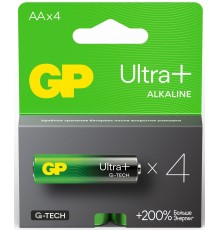 Батарея GP Ultra Plus Alkaline 15AUPA21-2CRSB4 AA (4шт) блистер