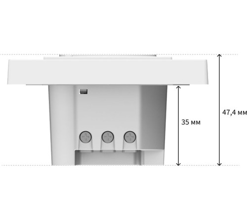 Умная розетка Aqara Wall Outlet H2 EU (WP-P01D)