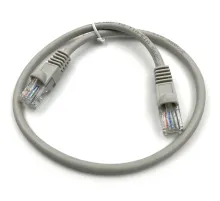 Патч-корд Buro LSZH UTP cat5E 0.5м серый RJ-45 (m)-RJ-45 (m) (UTP-5E-0,5M-G-LSZH)