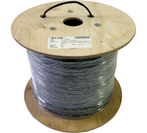 Кабель информационный NTSS NTSS-OUT-UTP4-5Е-PE-BL кат.5E U/UTP 4X2X24AWG PE внешний 305м черный