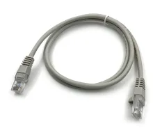 Патч-корд Buro LSZH UTP cat5E 1м серый RJ-45 (m)-RJ-45 (m) (UTP-5E-1M-G-LSZH)