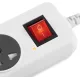 Сетевой фильтр Buro 500UNH-5-WG 5м (5 розеток) белый/серый (коробка)