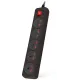Сетевой фильтр Buro 500UNH-1.8-BG 1.8м (5 розеток) черный/серый (коробка)