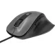 Мышь Оклик 504M черный/серый оптическая (3600dpi) silent USB (6but)