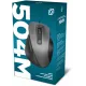 Мышь Оклик 504M черный/серый оптическая (3600dpi) silent USB (6but)