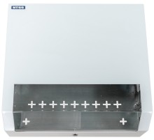 Шкаф коммутационный NTSS (NTSS-SOHO5U) настенный 5U 520x140мм пер.дв.стекл несъемн.бок.пан. 80кг белый IP20