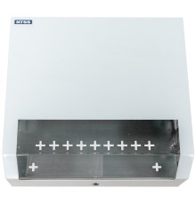 Шкаф коммутационный NTSS (NTSS-SOHO5U) настенный 5U 520x140мм пер.дв.стекл несъемн.бок.пан. 80кг белый IP20