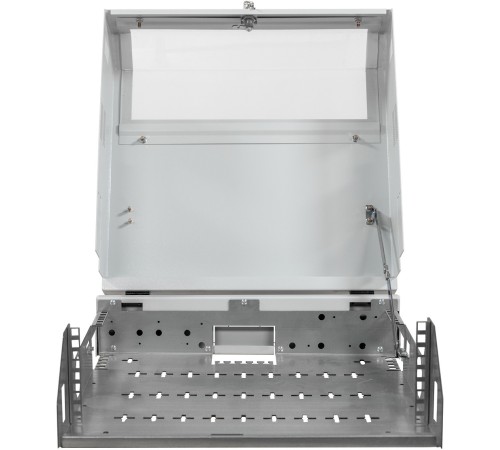 Шкаф коммутационный NTSS (NTSS-SOHO5U) настенный 5U 520x140мм пер.дв.стекл несъемн.бок.пан. 80кг белый IP20