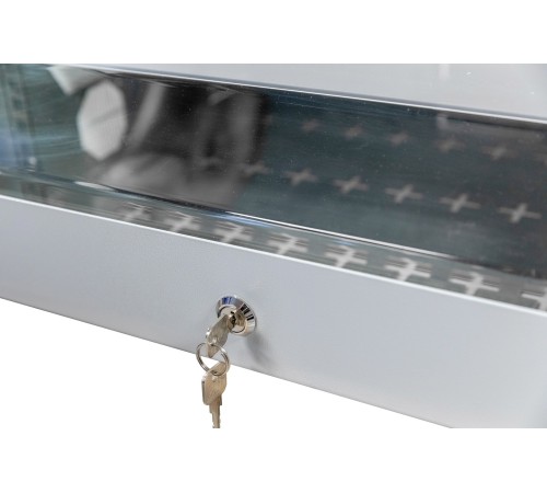 Шкаф коммутационный NTSS (NTSS-SOHO5U) настенный 5U 520x140мм пер.дв.стекл несъемн.бок.пан. 80кг белый IP20