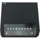 Шкаф коммутационный NTSS (NTSS-SOHO5U-BL) настенный 5U 520x140мм пер.дв.стекл несъемн.бок.пан. 80кг черный