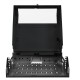 Шкаф коммутационный NTSS (NTSS-SOHO5U-BL) настенный 5U 520x140мм пер.дв.стекл несъемн.бок.пан. 80кг черный