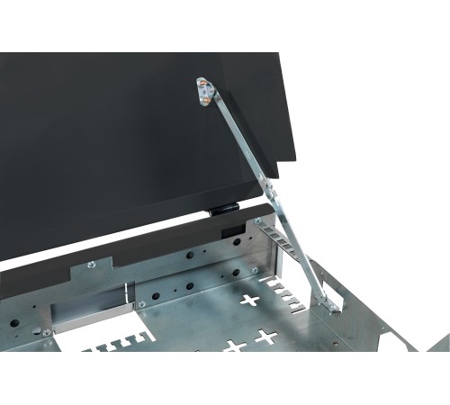 Шкаф коммутационный NTSS (NTSS-SOHO5U-BL) настенный 5U 520x140мм пер.дв.стекл несъемн.бок.пан. 80кг черный Шкаф коммутационный NTSS (NTSS-SOHO5U-BL) настенный 5U 520x140мм пер.дв.стекл несъемн.бок.пан. 80кг черный