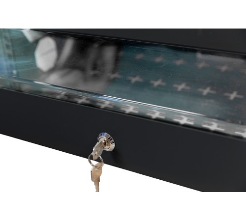 Шкаф коммутационный NTSS (NTSS-SOHO5U-BL) настенный 5U 520x140мм пер.дв.стекл несъемн.бок.пан. 80кг черный Шкаф коммутационный NTSS (NTSS-SOHO5U-BL) настенный 5U 520x140мм пер.дв.стекл несъемн.бок.пан. 80кг черный