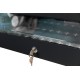 Шкаф коммутационный NTSS (NTSS-SOHO5U-BL) настенный 5U 520x140мм пер.дв.стекл несъемн.бок.пан. 80кг черный