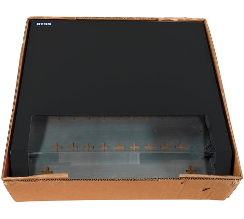 Шкаф коммутационный NTSS (NTSS-SOHO5U-BL) настенный 5U 520x140мм пер.дв.стекл несъемн.бок.пан. 80кг черный Шкаф коммутационный NTSS (NTSS-SOHO5U-BL) настенный 5U 520x140мм пер.дв.стекл несъемн.бок.пан. 80кг черный