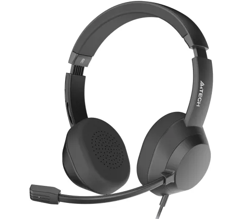 Наушники с микрофоном A4Tech FH150U черный 2м накладные USB оголовье (FH150U BLACK) Наушники с микрофоном A4Tech FH150U черный 2м накладные USB оголовье (FH150U BLACK)