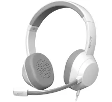 Наушники с микрофоном A4Tech FH150U белый 2м накладные USB оголовье (FH150U WHITE)