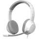 Наушники с микрофоном A4Tech FH150U белый 2м накладные USB оголовье (FH150U WHITE)
