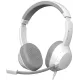 Наушники с микрофоном A4Tech FH150U белый 2м накладные USB оголовье (FH150U WHITE)