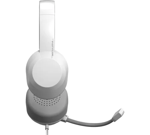 Наушники с микрофоном A4Tech FH150U белый 2м накладные USB оголовье (FH150U WHITE) Наушники с микрофоном A4Tech FH150U белый 2м накладные USB оголовье (FH150U WHITE)
