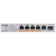 Коммутатор Zyxel XMG-105HP-EU0101F 5x2.5Гбит/с 1SFP+ 4PoE++ 70W неуправляемый