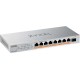 Коммутатор Zyxel XMG-108HP-EU0101F 8x2.5Гбит/с 1SFP+ 8PoE++ 100W неуправляемый