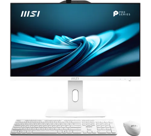 Моноблок MSI Pro AP242P 14M-668XRU 23.8" Full HD i7 14700 (2.1) 16Gb SSD512Gb UHDG 770 noOS GbitEth WiFi BT 120W клавиатура мышь Cam белый 1920x1080
