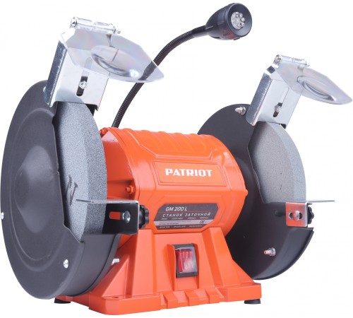 Станок заточной Patriot GM 200 L Expert 550W (160301536) Станок заточной Patriot GM 200 L Expert 550W (160301536)