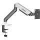 Кронштейн для мониторов ЖК Digma D-MM101 серый 17"-32" макс.9кг крепление к столешнице поворот и наклон