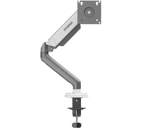 Кронштейн для мониторов ЖК Digma D-MM101 серый 17"-32" макс.9кг крепление к столешнице поворот и наклон