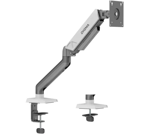 Кронштейн для мониторов ЖК Digma D-MM101 серый 17"-32" макс.9кг крепление к столешнице поворот и наклон