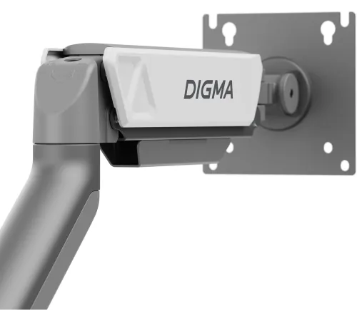 Кронштейн для мониторов ЖК Digma D-MM101 серый 17"-32" макс.9кг крепление к столешнице поворот и наклон
