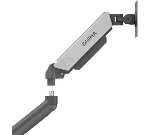 Кронштейн для мониторов ЖК Digma D-MM101 серый 17"-32" макс.9кг крепление к столешнице поворот и наклон