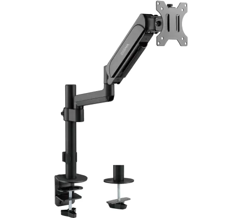 Кронштейн для мониторов ЖК Digma D-MM201 черный 17"-32" макс.9кг крепление к столешнице поворот и наклон Кронштейн для мониторов ЖК Digma D-MM201 черный 17"-32" макс.9кг крепление к столешнице поворот и наклон