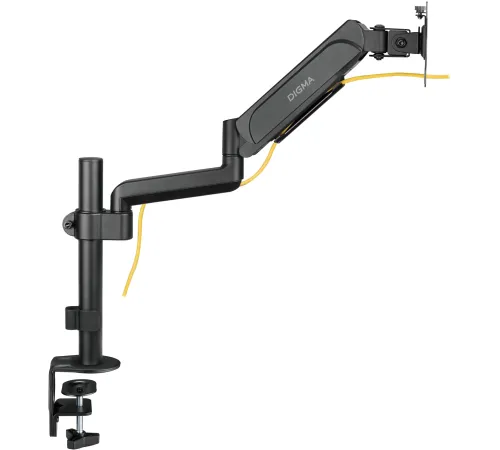Кронштейн для мониторов ЖК Digma D-MM201 черный 17"-32" макс.9кг крепление к столешнице поворот и наклон Кронштейн для мониторов ЖК Digma D-MM201 черный 17"-32" макс.9кг крепление к столешнице поворот и наклон