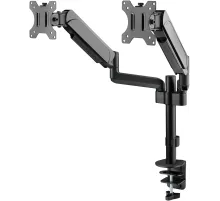 Кронштейн для мониторов ЖК Digma D-MM202D черный 17"-32" макс.9кг крепление к столешнице поворот и наклон