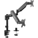 Кронштейн для мониторов ЖК Digma D-MM202D черный 17"-32" макс.9кг крепление к столешнице поворот и наклон