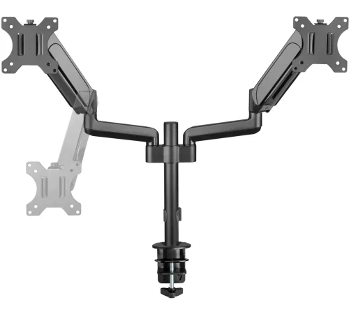 Кронштейн для мониторов ЖК Digma D-MM202D черный 17"-32" макс.9кг крепление к столешнице поворот и наклон Кронштейн для мониторов ЖК Digma D-MM202D черный 17"-32" макс.9кг крепление к столешнице поворот и наклон