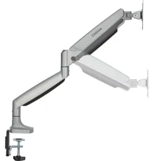 Кронштейн для мониторов ЖК Digma D-MM301 серый 17"-45" макс.15кг крепление к столешнице поворот и наклон